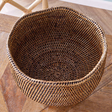 Rattan Footed Cachepot