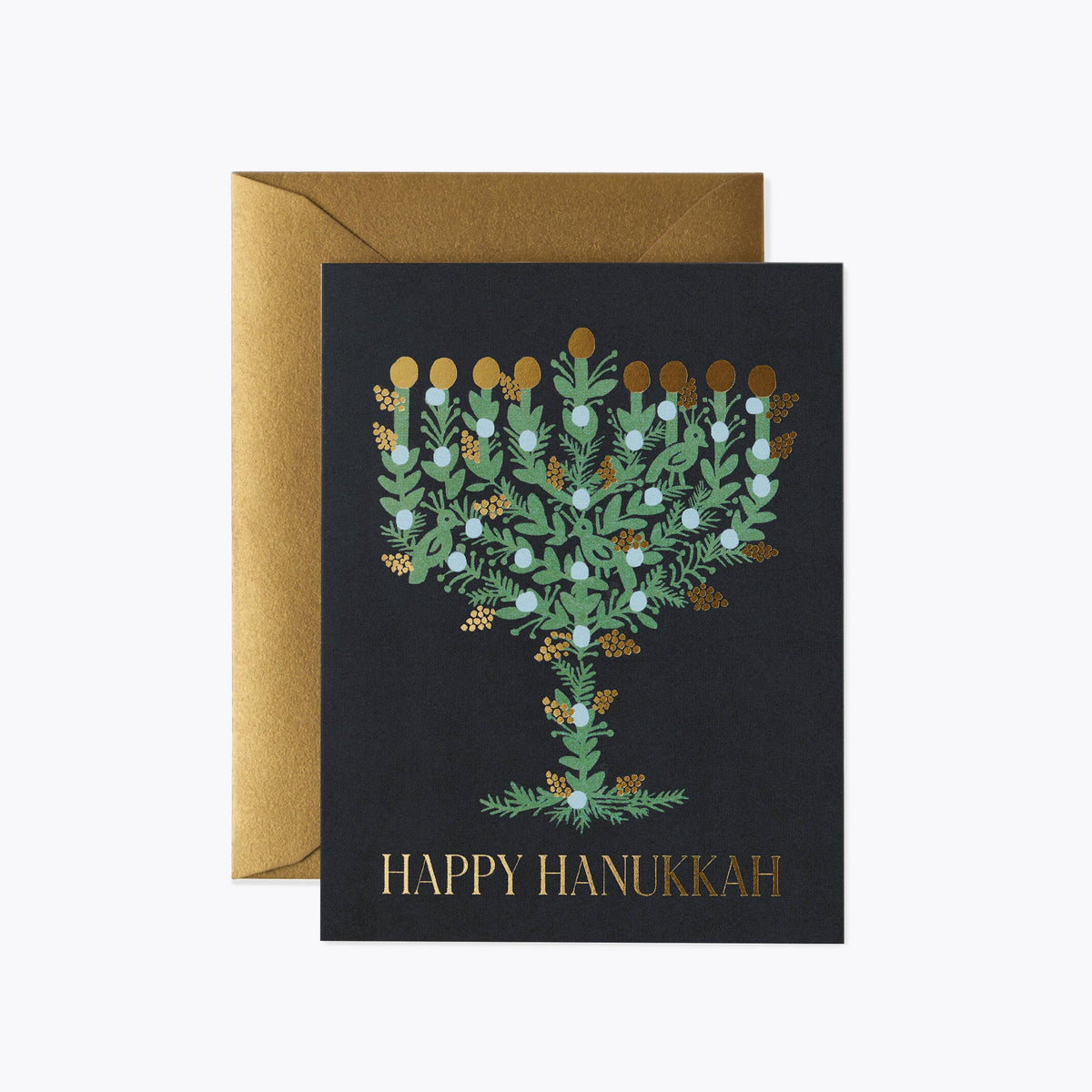 Boxed Set of Laurel Menorah Cards