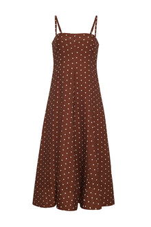 Gimlet Dress, Dots Khaki