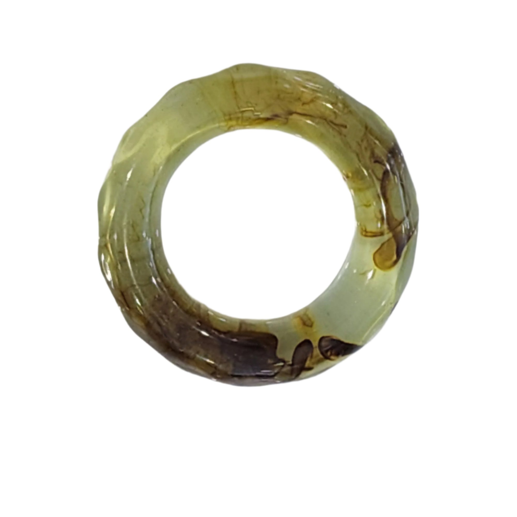 Olive Acrylic Napkin Ring