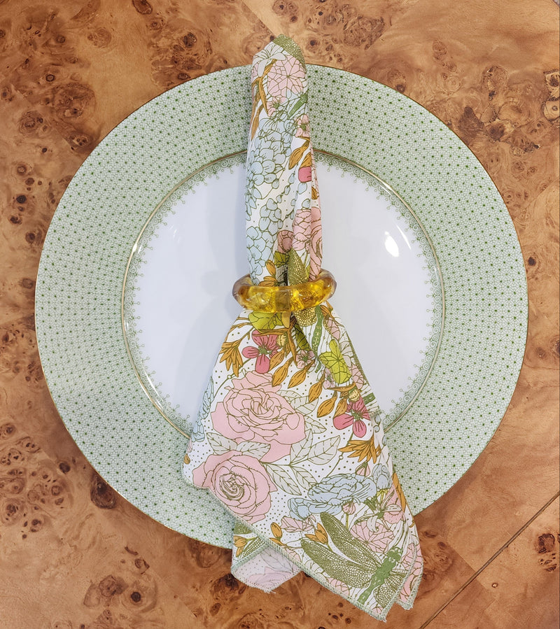 Lemon Acrylic Napkin Ring