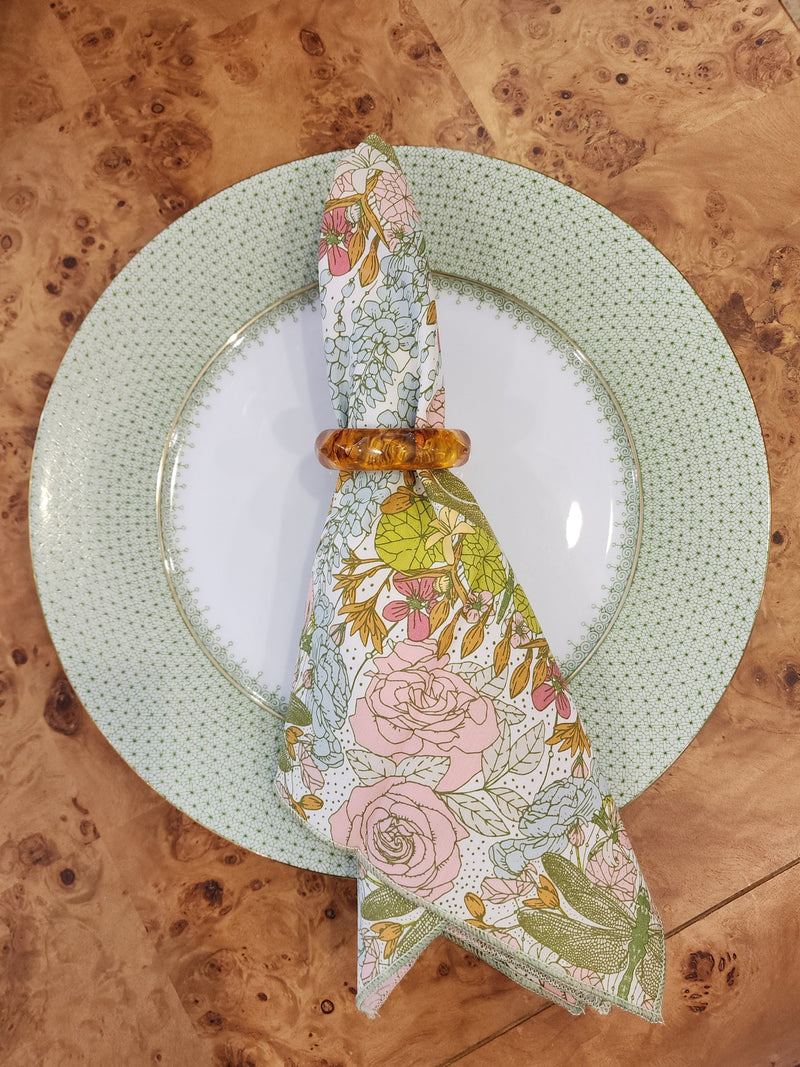 Honey Acrylic Napkin Ring