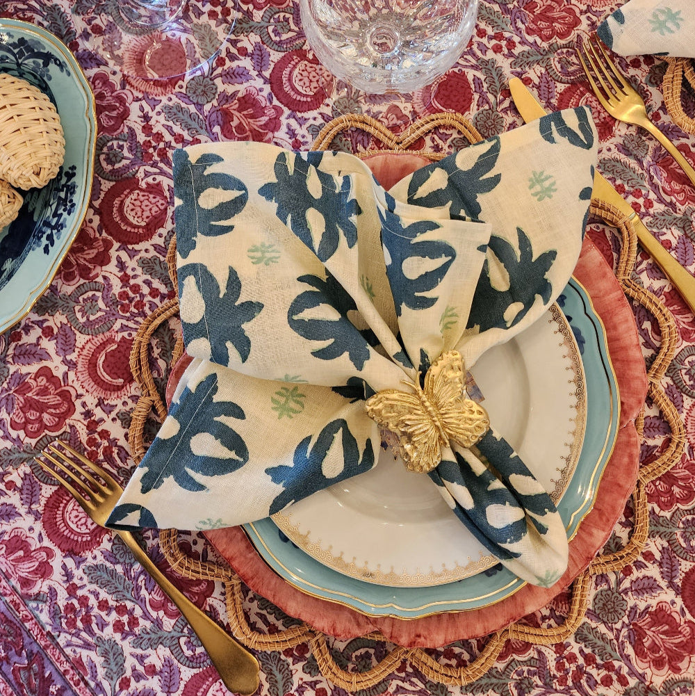 Butterfly Napkin Rings, S/4