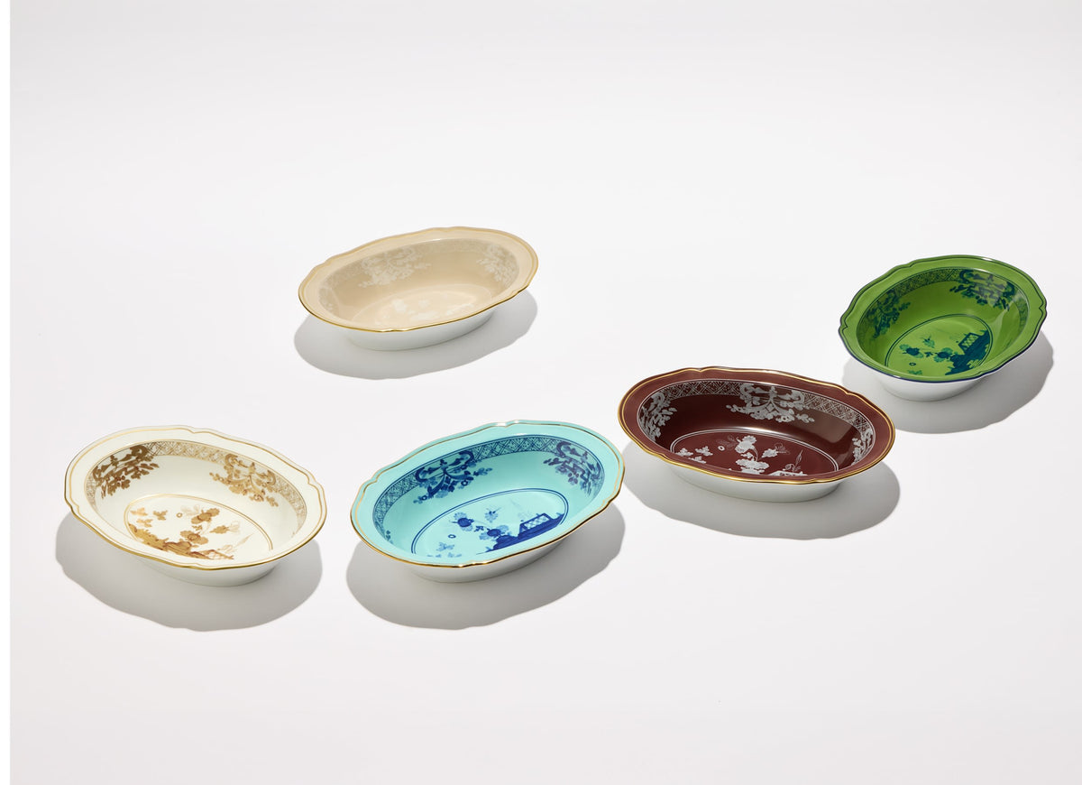 Iris Oval Serving Bowl