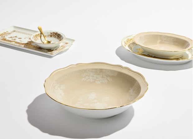 Meringa Round Serving Bowl