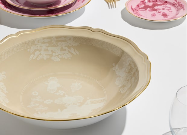 Meringa Round Serving Bowl