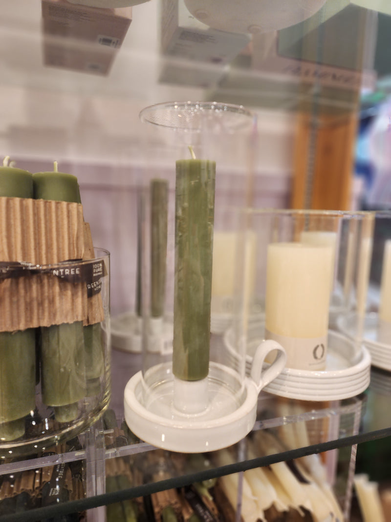 Sage 9" Column Taper Candles