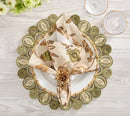 Paisley Vine Napkin in Beige & Multi