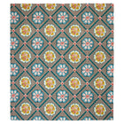 Teal Rombos 63x106" Tablecloth
