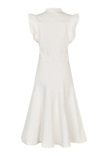 White Denim Dress | Fox & Willow White Denim Dress | Fox & Willow