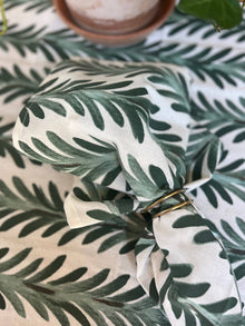 Set of 4 Ferns Napkins, Pine