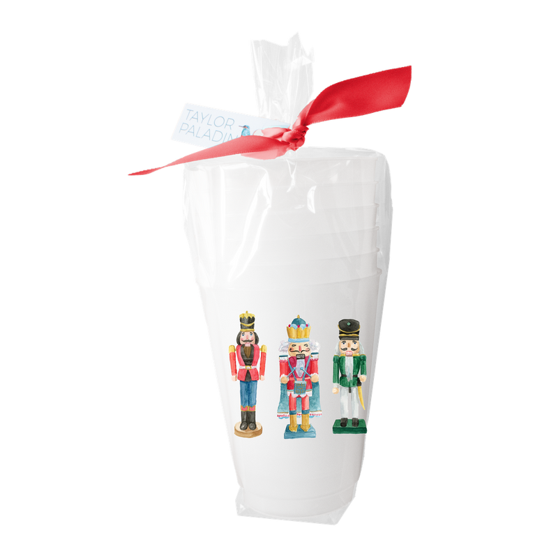 Nutcracker Drummers Frosted Cups