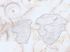 Greek Sculpture Linen Cocktail Napkins, Set of 4