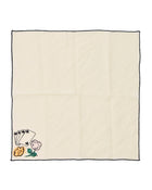 Salon Motif Embroidered Linen Napkins (Set of 4)