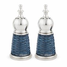 Navy Woven Salt and Pepper Shaker