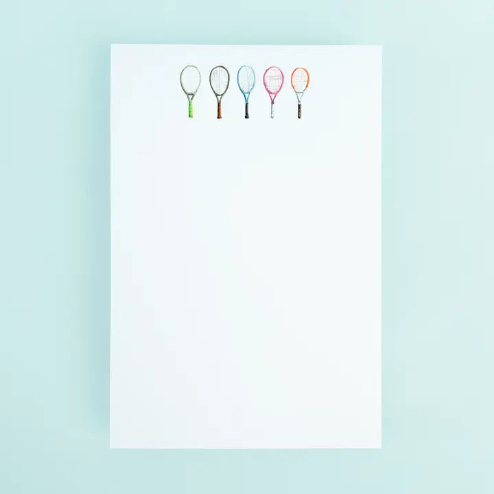 Tennis Rackets Notepad