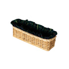 Amish Cracker Basket with Tartan Lining