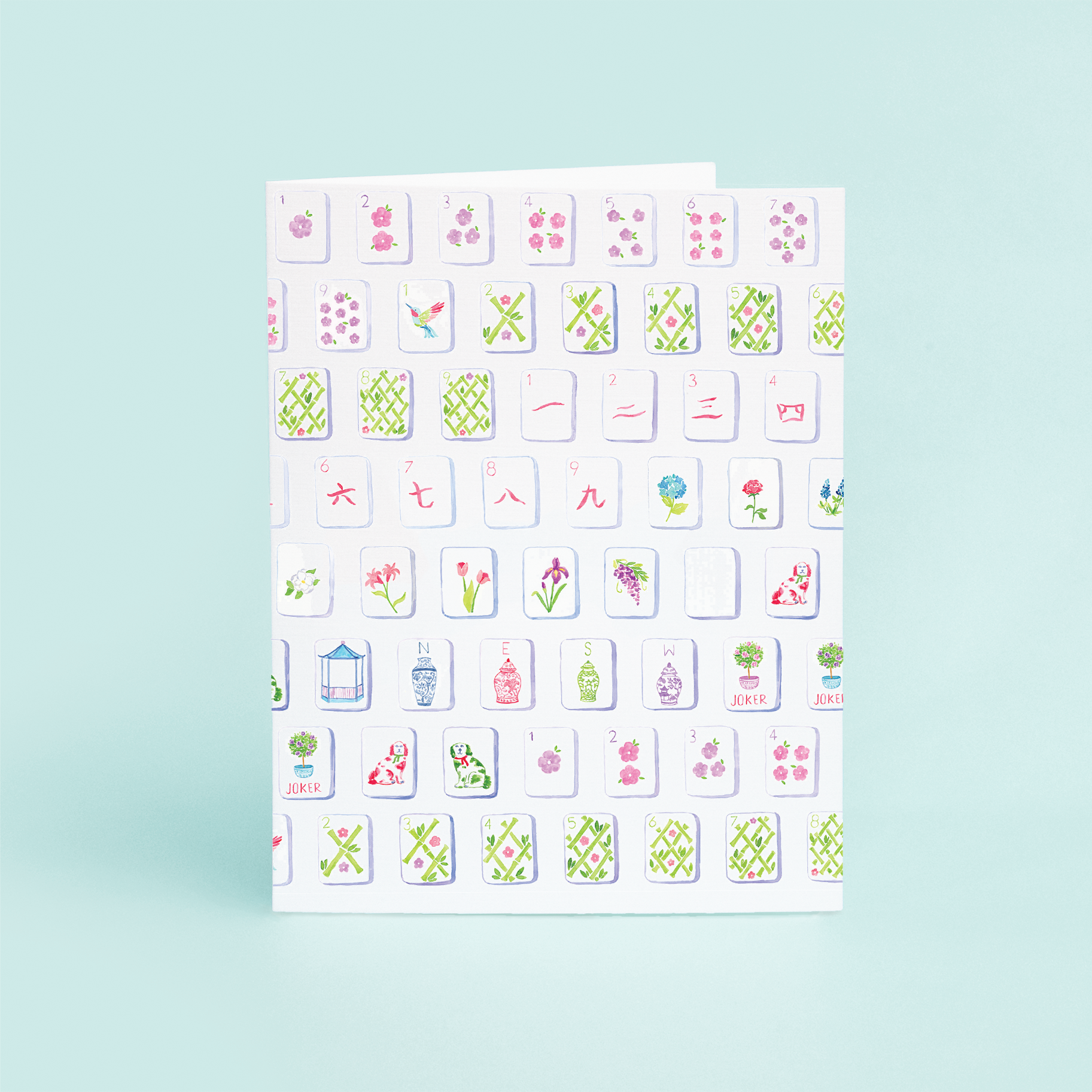 Mahjong Blank Card