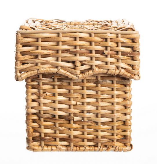Fox & Willow Wicker Tissue Box