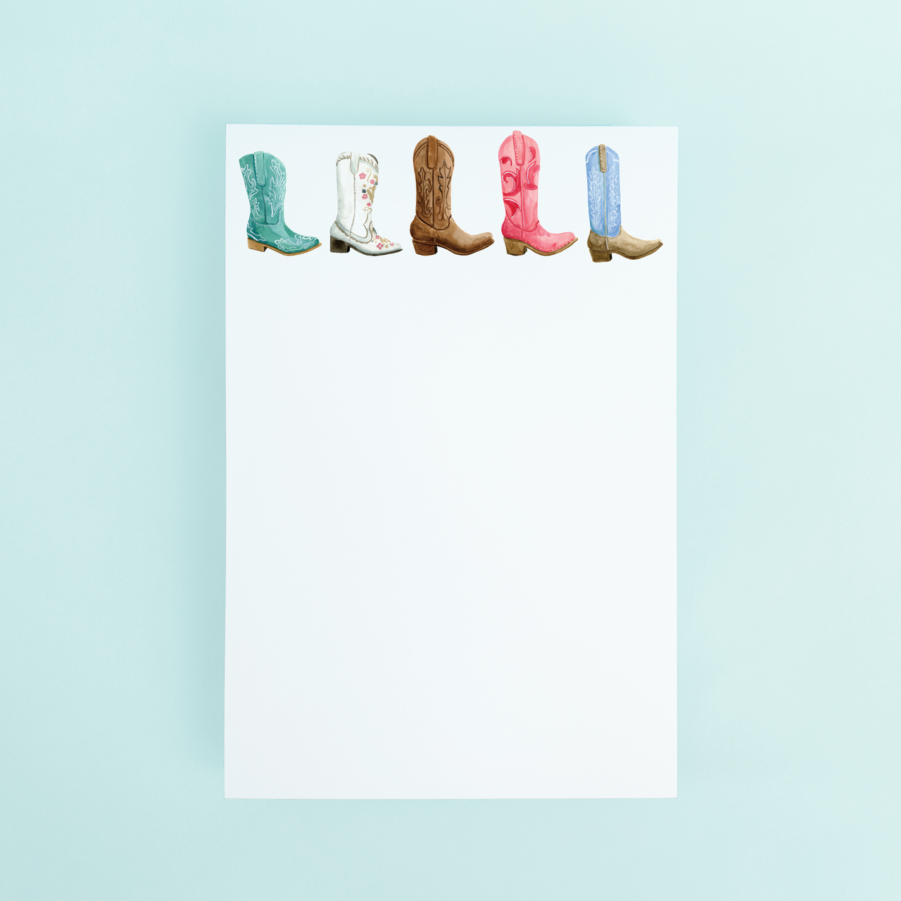 Cowboy Boots Notepad