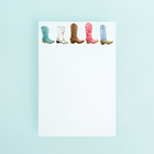 Cowboy Boots Notepad