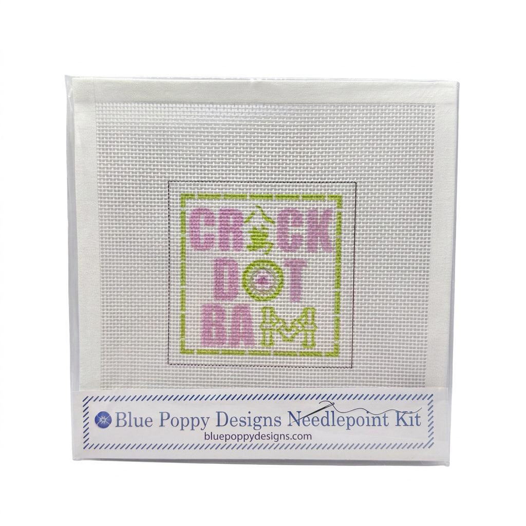 Crack Dot Bam Needlepoint Kit (Mahjong)