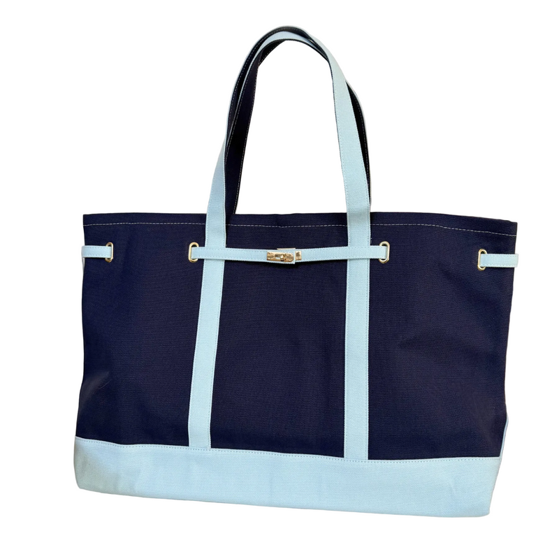 Light Blue & Navy Charleston, XL