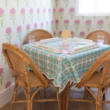 Garden Rose 53x53" Square Square Scalloped Edge