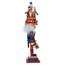 Patriotic Music Box Hat Nutcracker, 20"