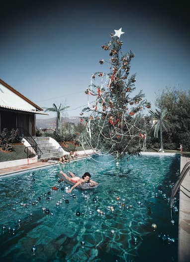 Christmas Swim Puzzle, Slim Aarons Collab