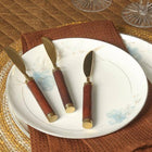 Wooden Handle Spreader, Set of 4