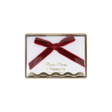 Velvet Bow Place Cards, Set of 6