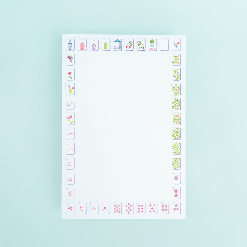 Mahjong Tiles Notepad