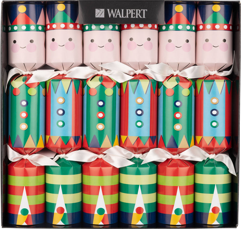Christmas Elf Cracker, Set of 6