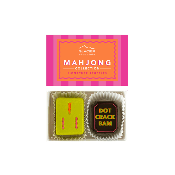 Mahjong Truffles, Lemon & Dark Choc Caramel