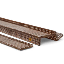 Chocolate Ratan Mahjong Racks & Straight Pusher