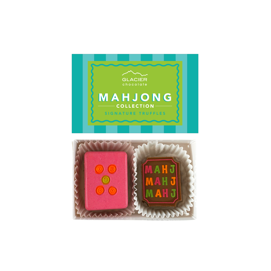 Mahjong Truffles, Cherry & Milk Choc Caramel