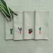 Set of 4 Vedura Napkins, Sage