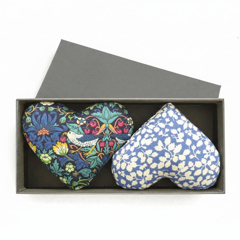 Blue Liberty Lavender Hearts