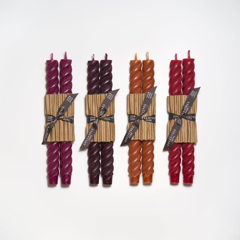 10" Red Earth Rope Tapers