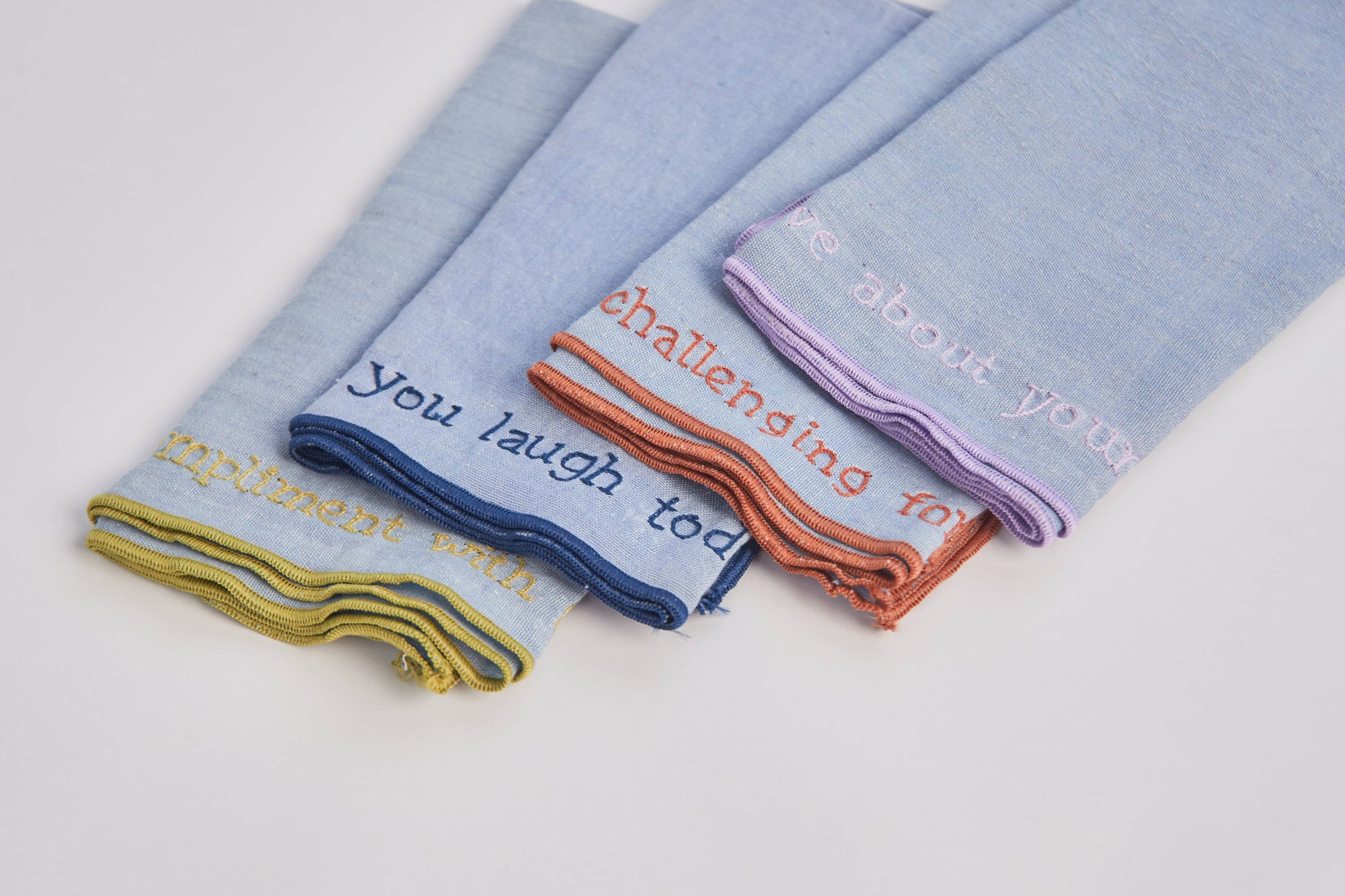 Handwoven Conversation Dinner Napkins