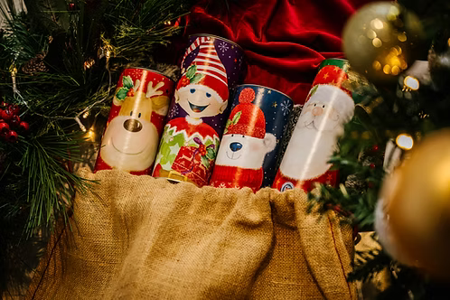 Santa Cookie Tube