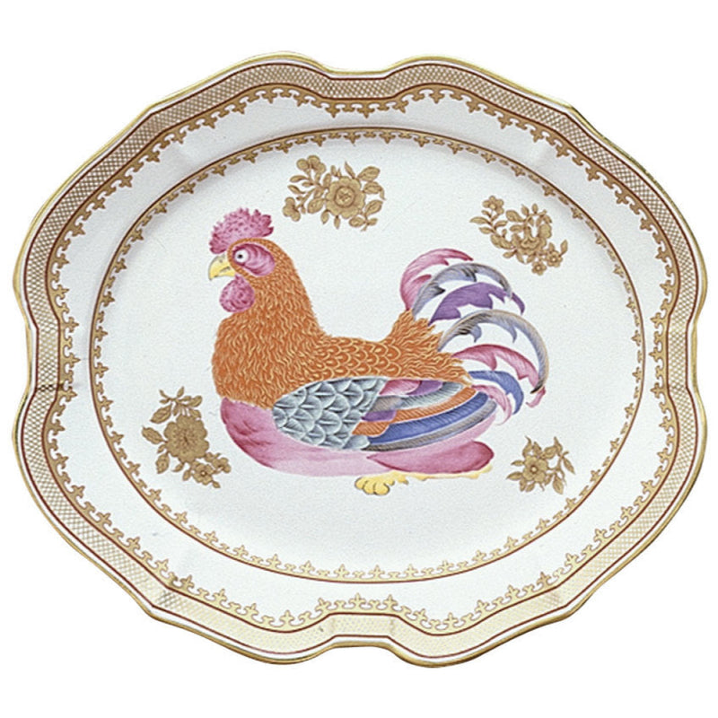 Rooster Platter, 10.5"