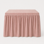 Skirted Game Tablecloth, Red