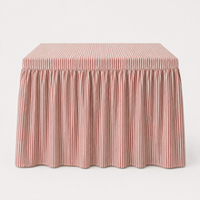 Skirted Game Tablecloth, Red