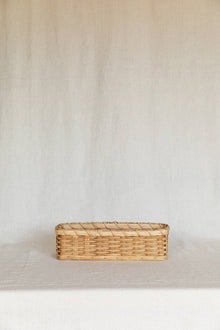 Amish Cracker Basket with Tartan Lining