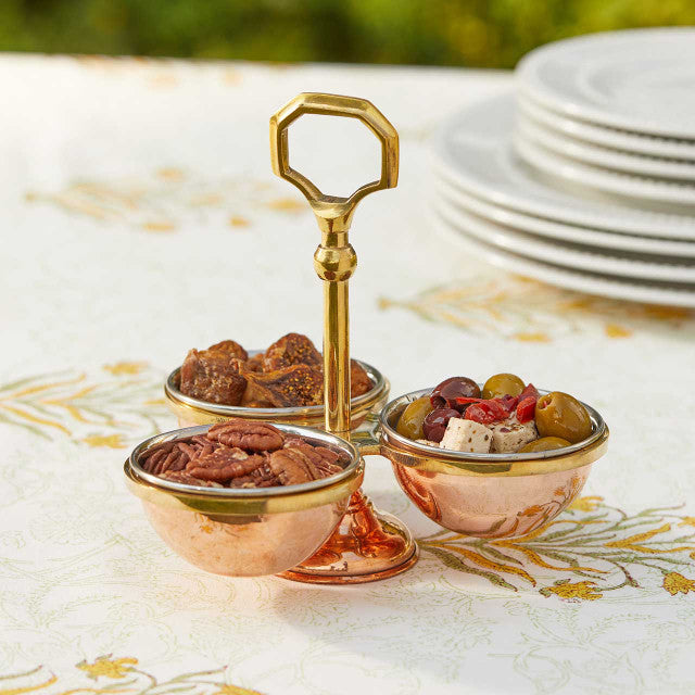 Copper Condiment Set