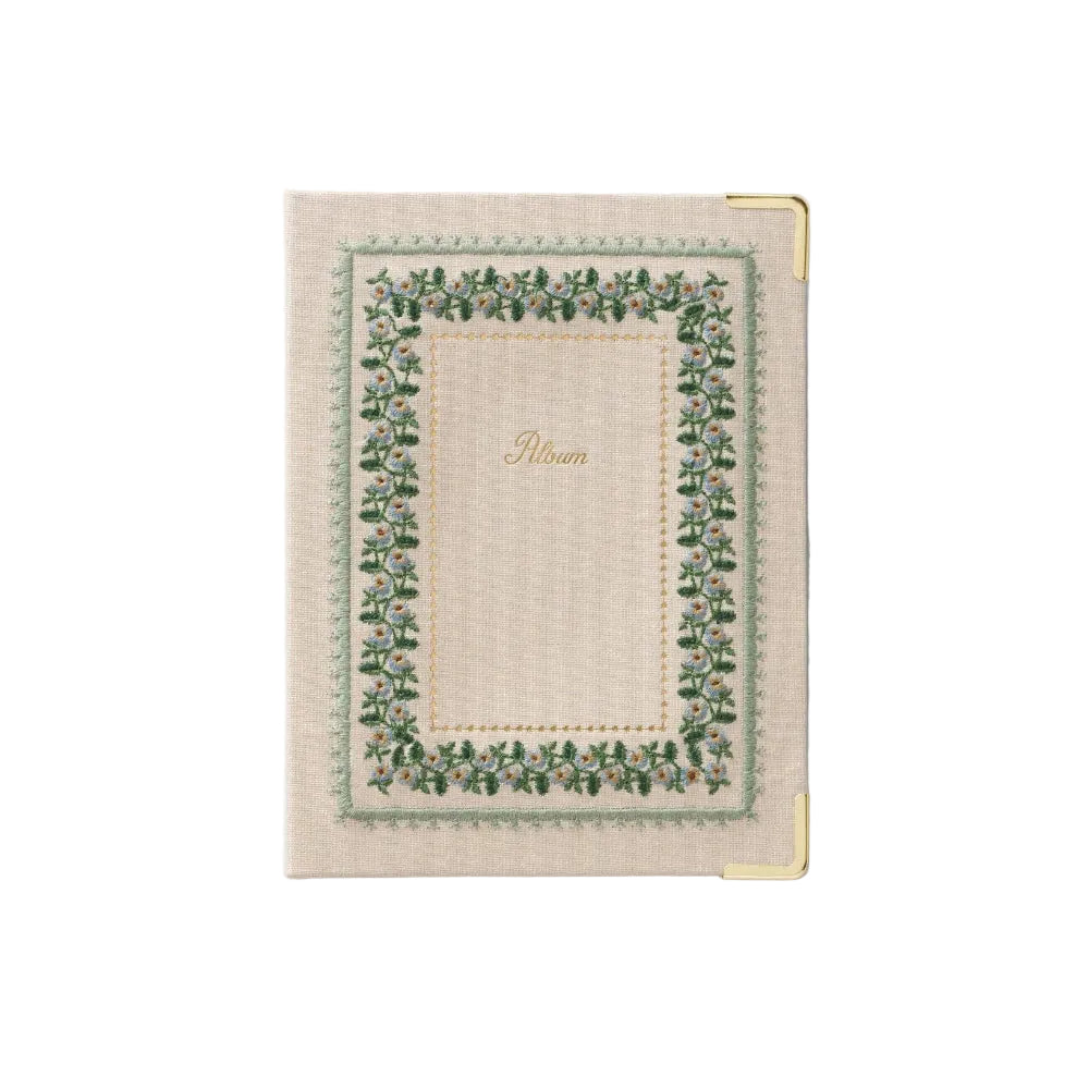 Portico Embroidered Small Photo Album