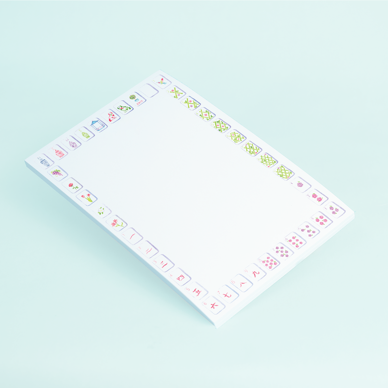 Mahjong Tiles Notepad