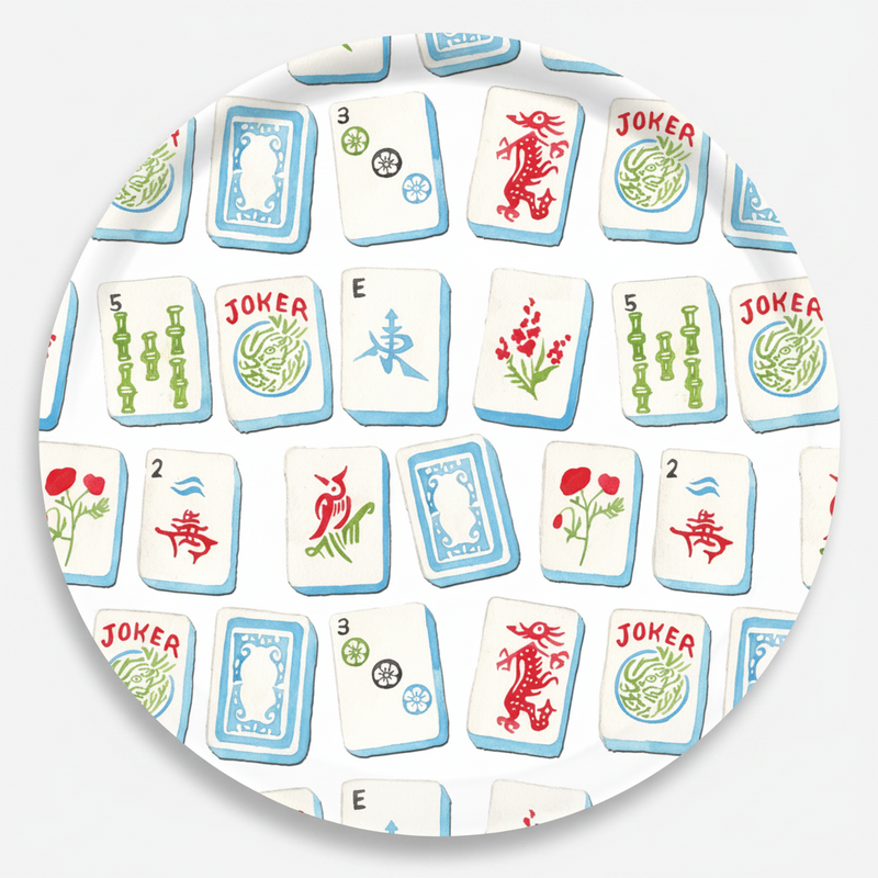 Mahjong Round Tray